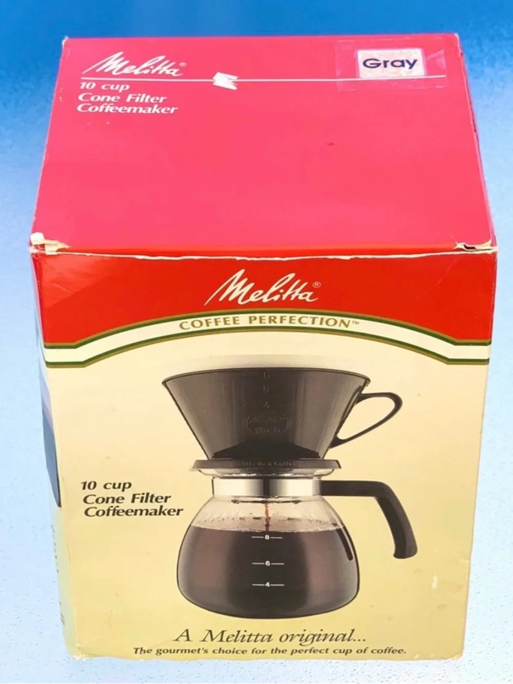 Melitta® 10-Cup Pour-Over Cone Filter Coffeemaker Set